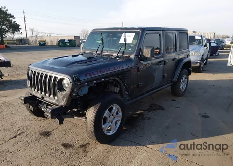 2020 Jeep Wrangler Unlimited Rubicon 4X4 из США, поврежденный, VIN 1C4HJXFG0LW310695